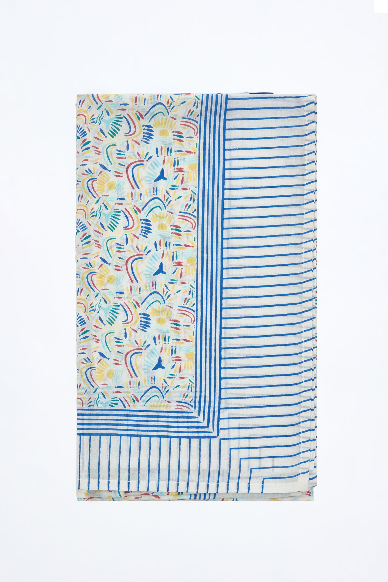 Fular ligero “whale tail” con motivo marino