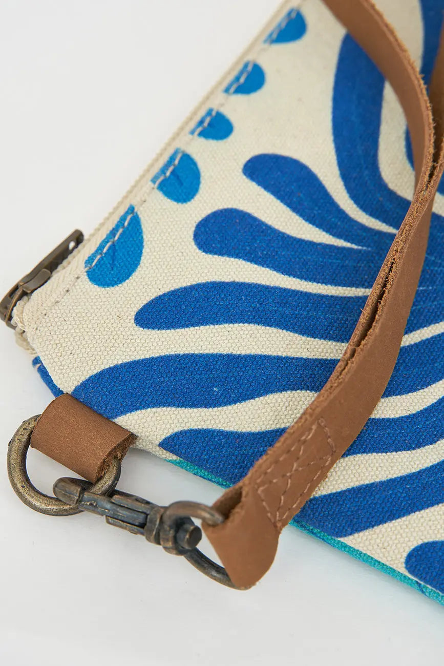 Bolso pequeño o clutch en algodón algas - Batela