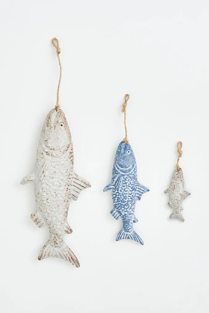 Colgante de hojalata forma de pez pequeño