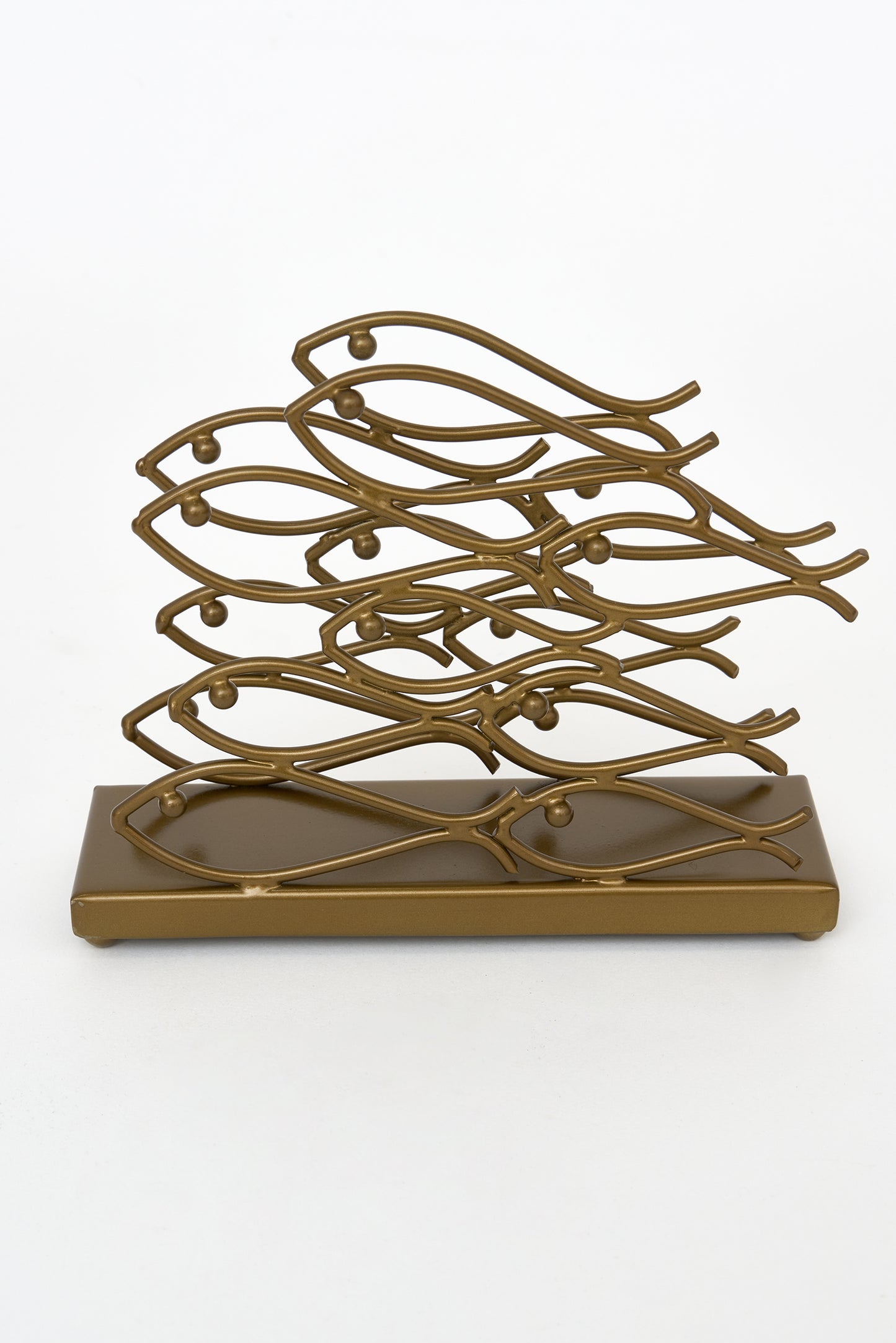 Servilletero banco peces decorativo