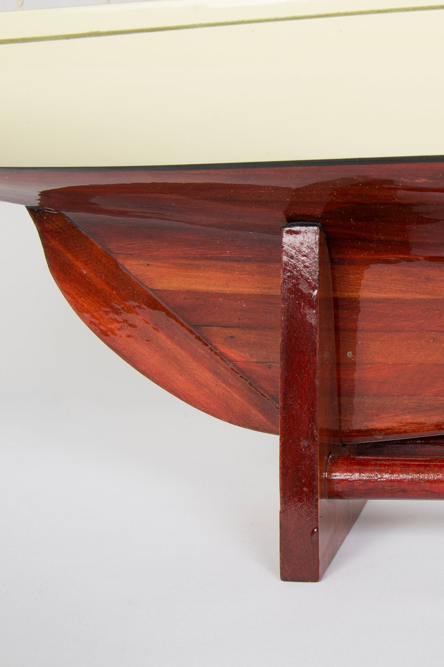 Classic or vintage Rainbow wooden sailboat model (Medium)