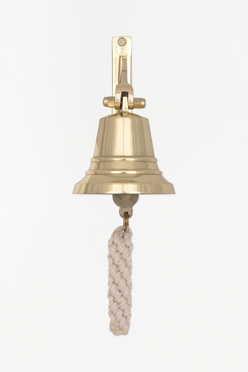 Brass wall mount ship's bell 10 cm - D783