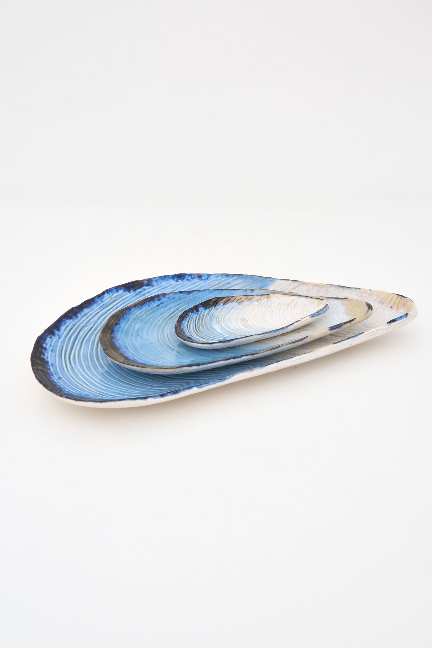 Mussel-shaped tray 15.5 cm