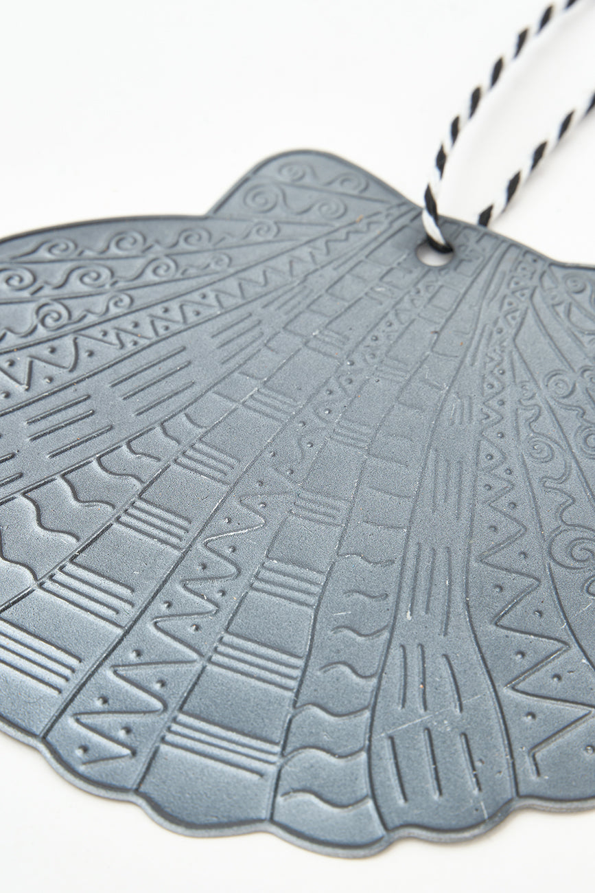 Colgante navideño concha