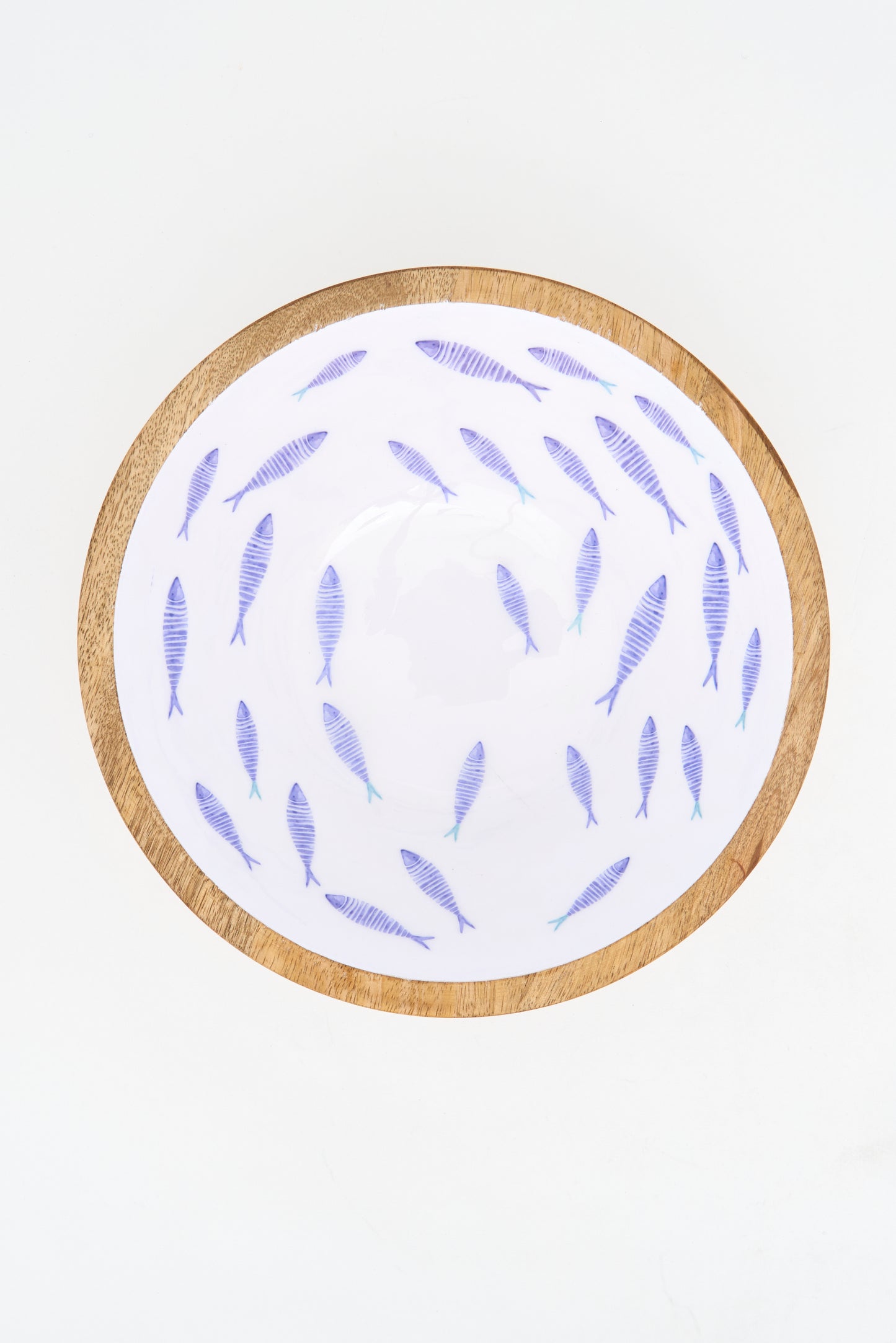 Sailor's bowl Ø25 cm in enameled wood