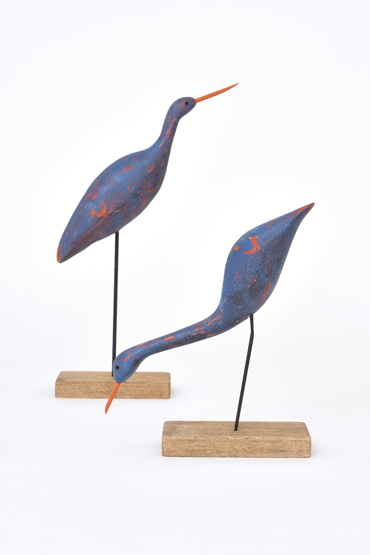 Figura decorativa ave de madera