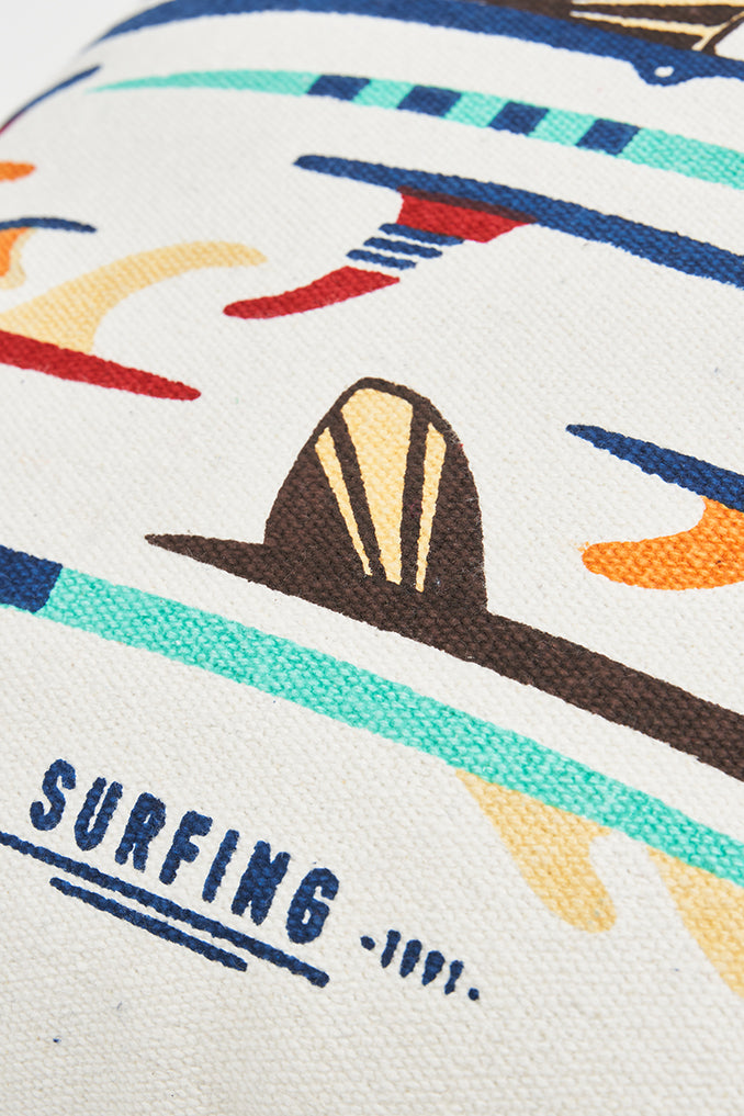 Cojín tablas de surf en algodón - BATELA