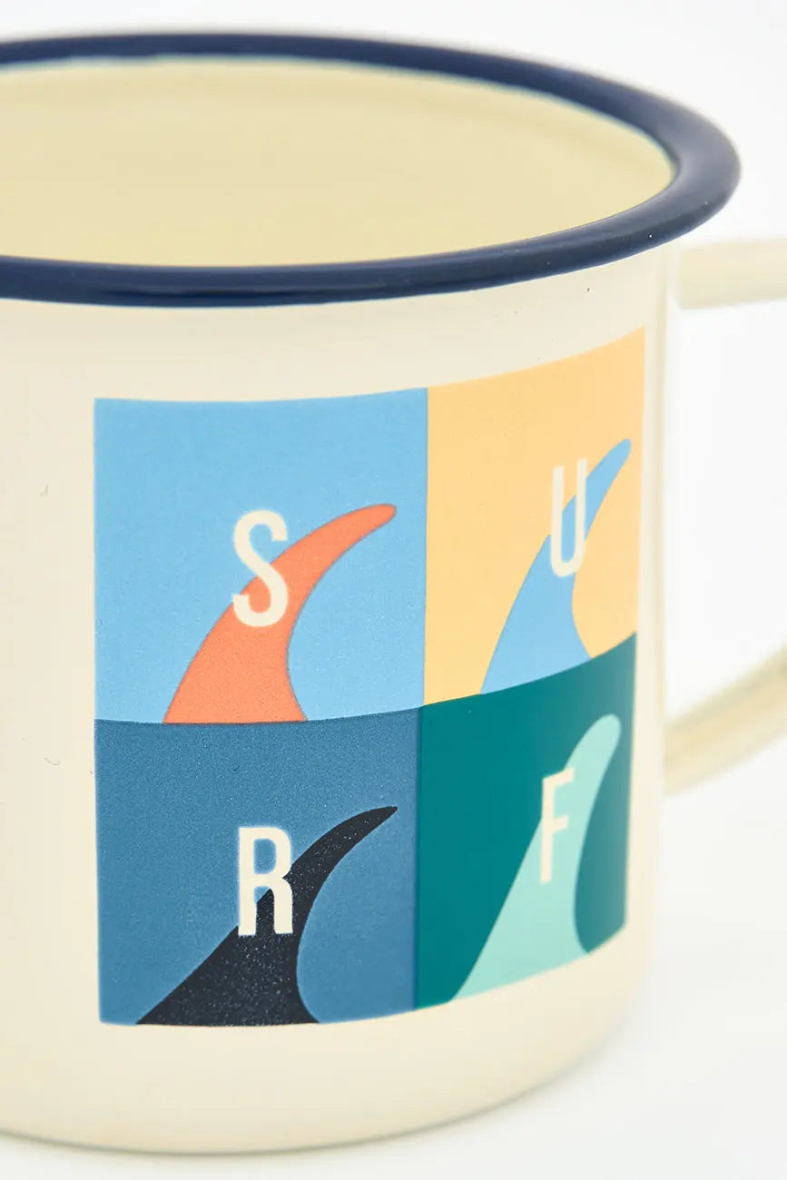 Mug mediano con motivos surf