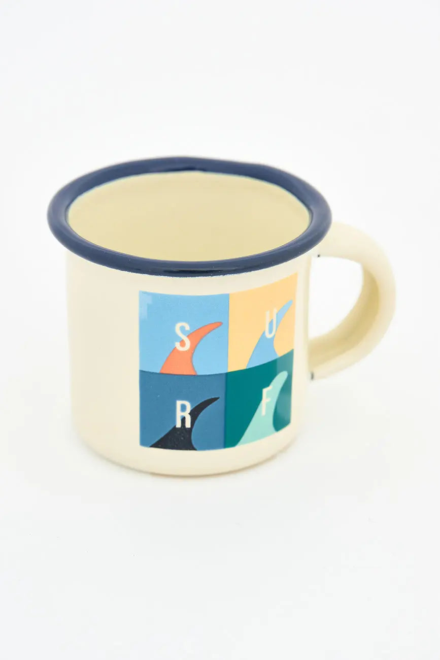 Mini mug con motivos surf