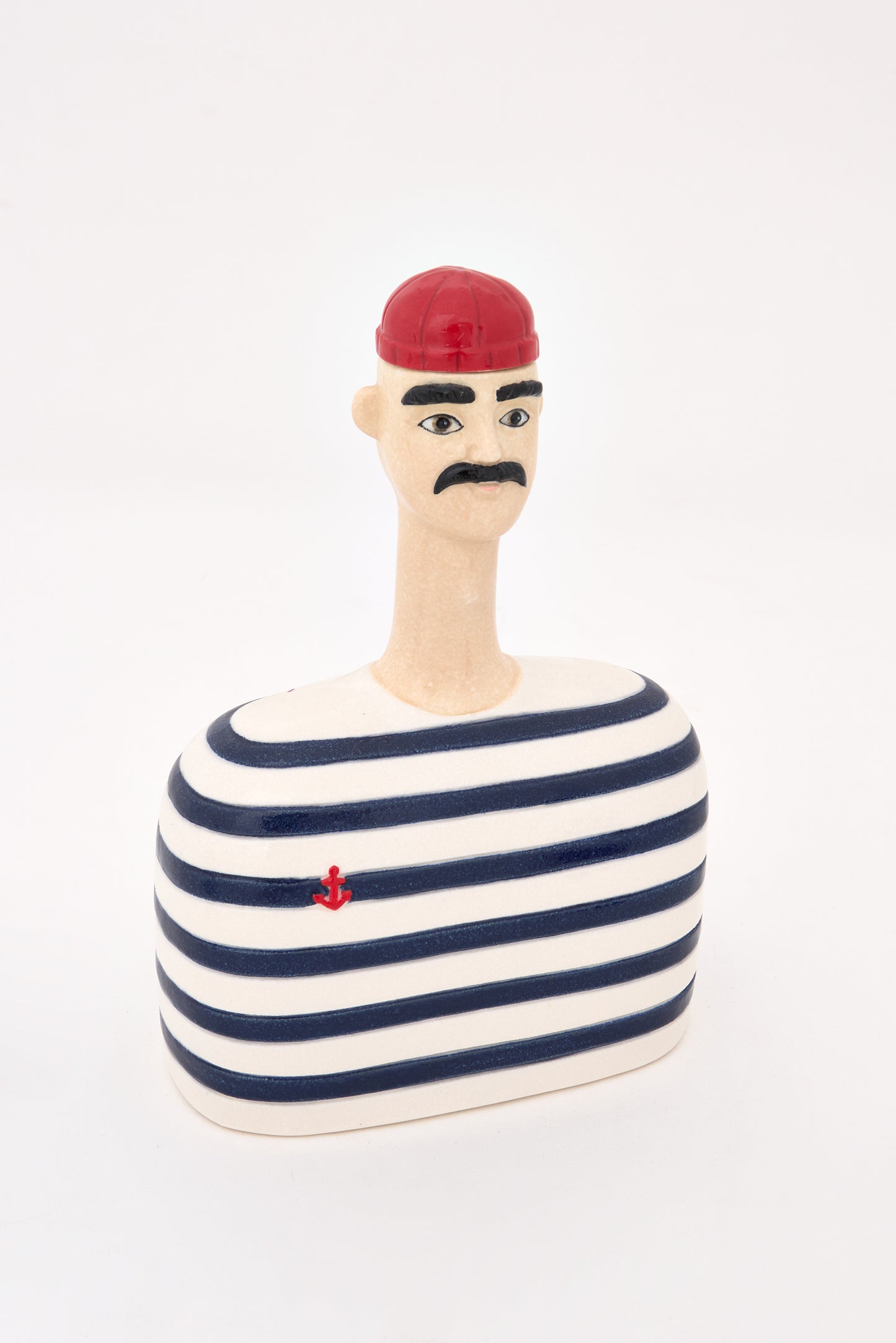 Jarrón marinero de cerámica