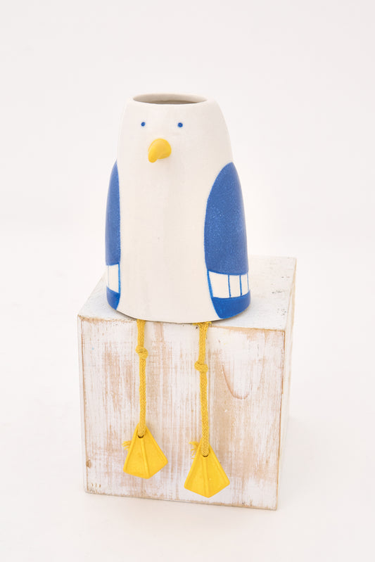 Ceramic seagull pot L: 8 cm