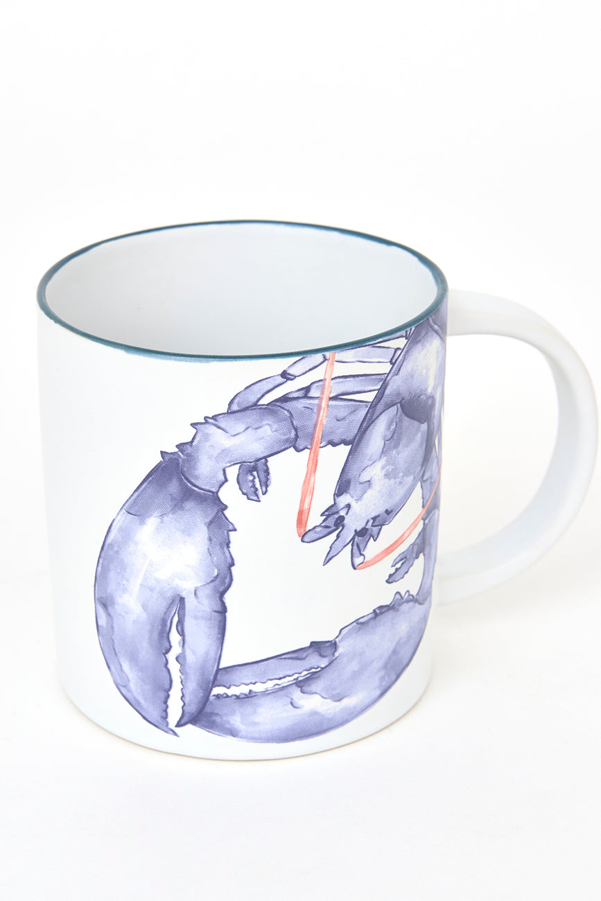 Taza de gres con langosta