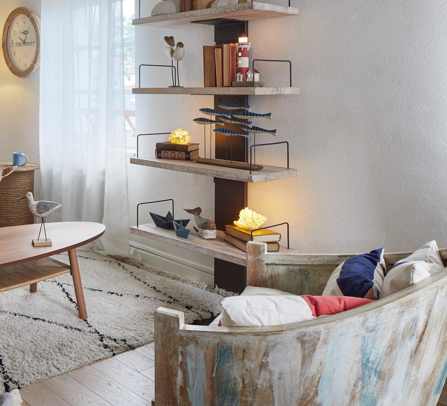 Lámpara forma de caracola de mar - D1291