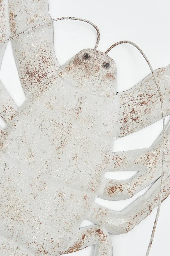 Langosta de hojalata grande para pared Batela Deco 2024