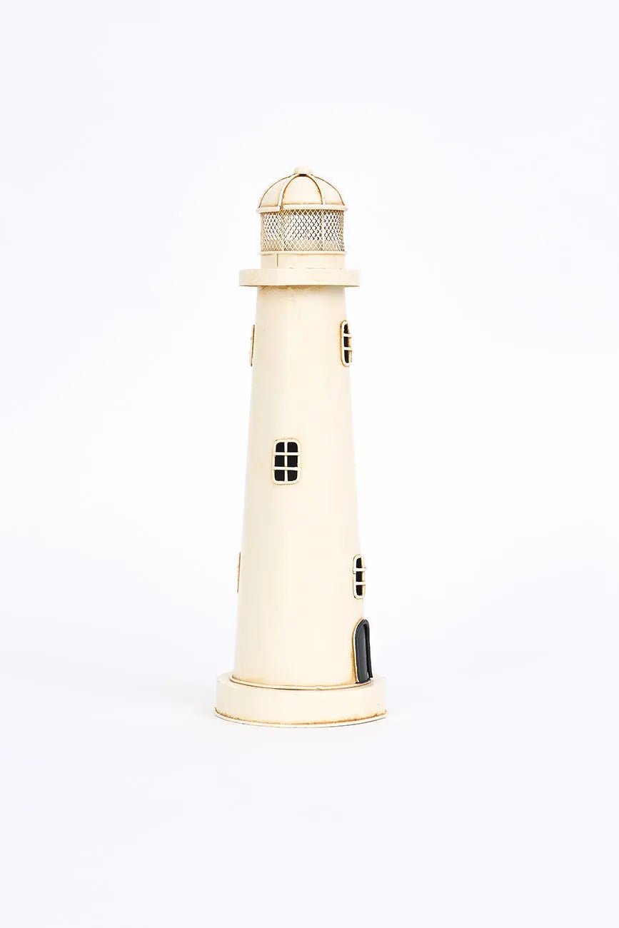 Portavelas de metal envejecido