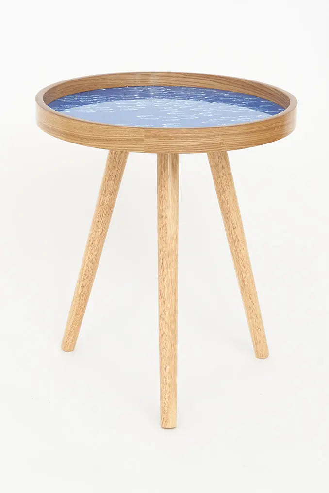 Set de 3 mesas en madera de centro con peces Batela Deco 2024