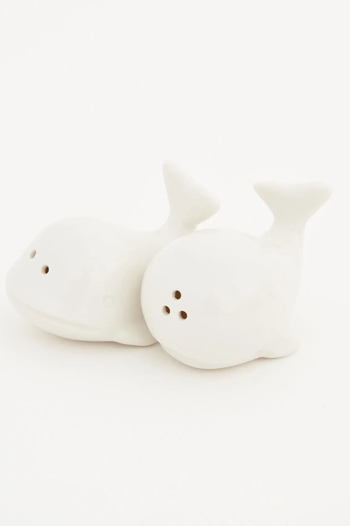 Set de salero y pimentero ballena en cerámica - Batela