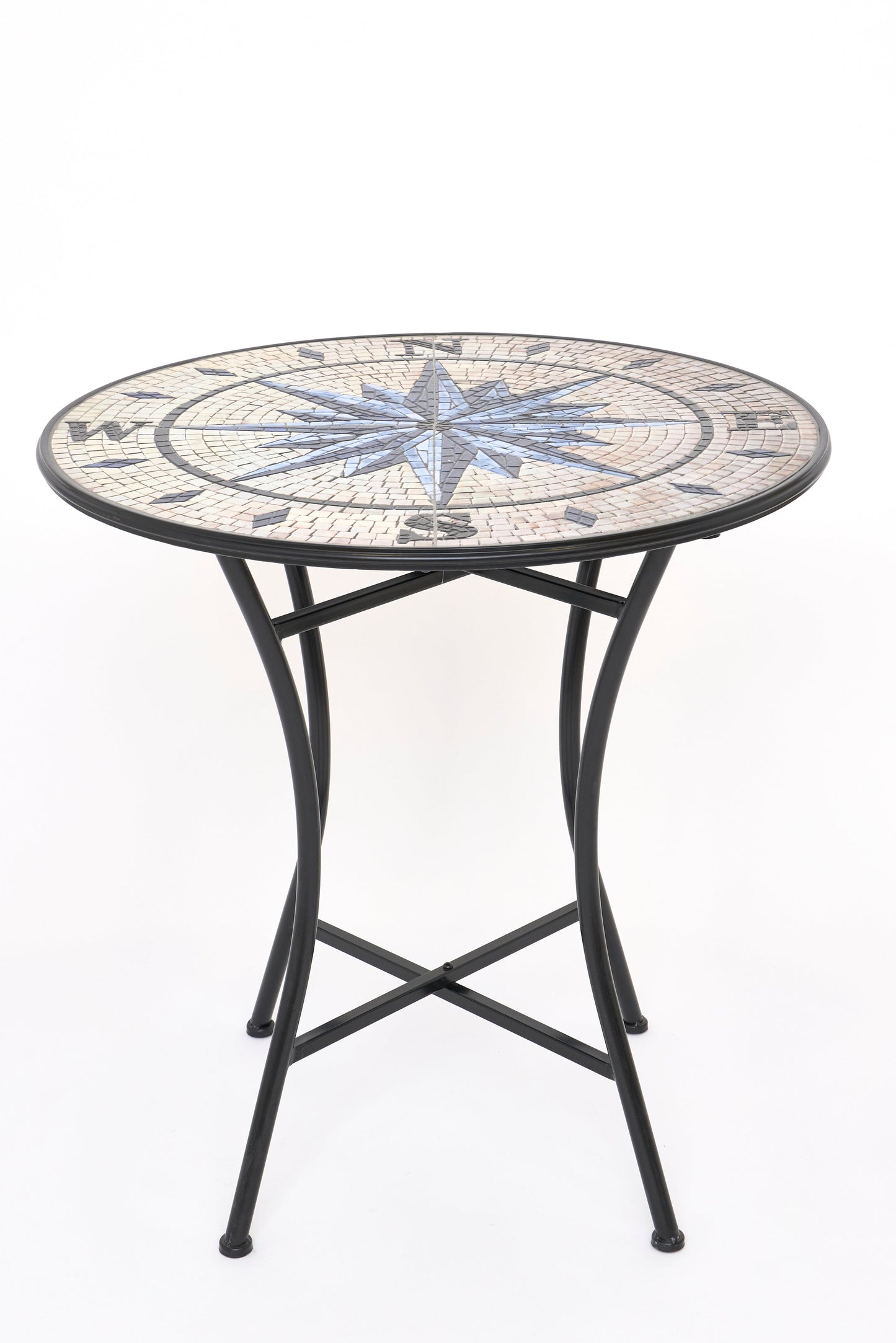 Mahai biribila haize-arrosarekin