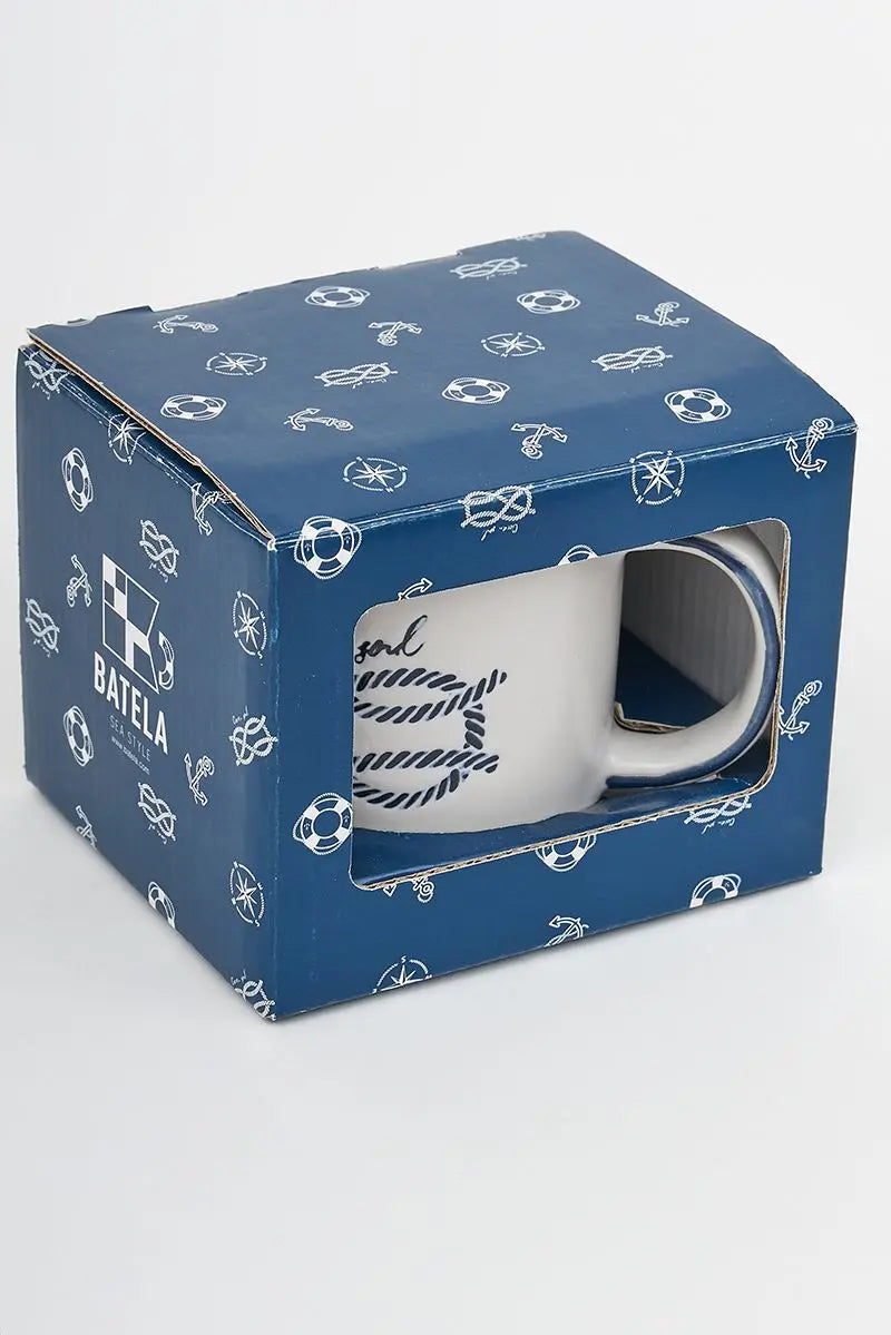 Taza 'Nudo marinero' cerámica Batela