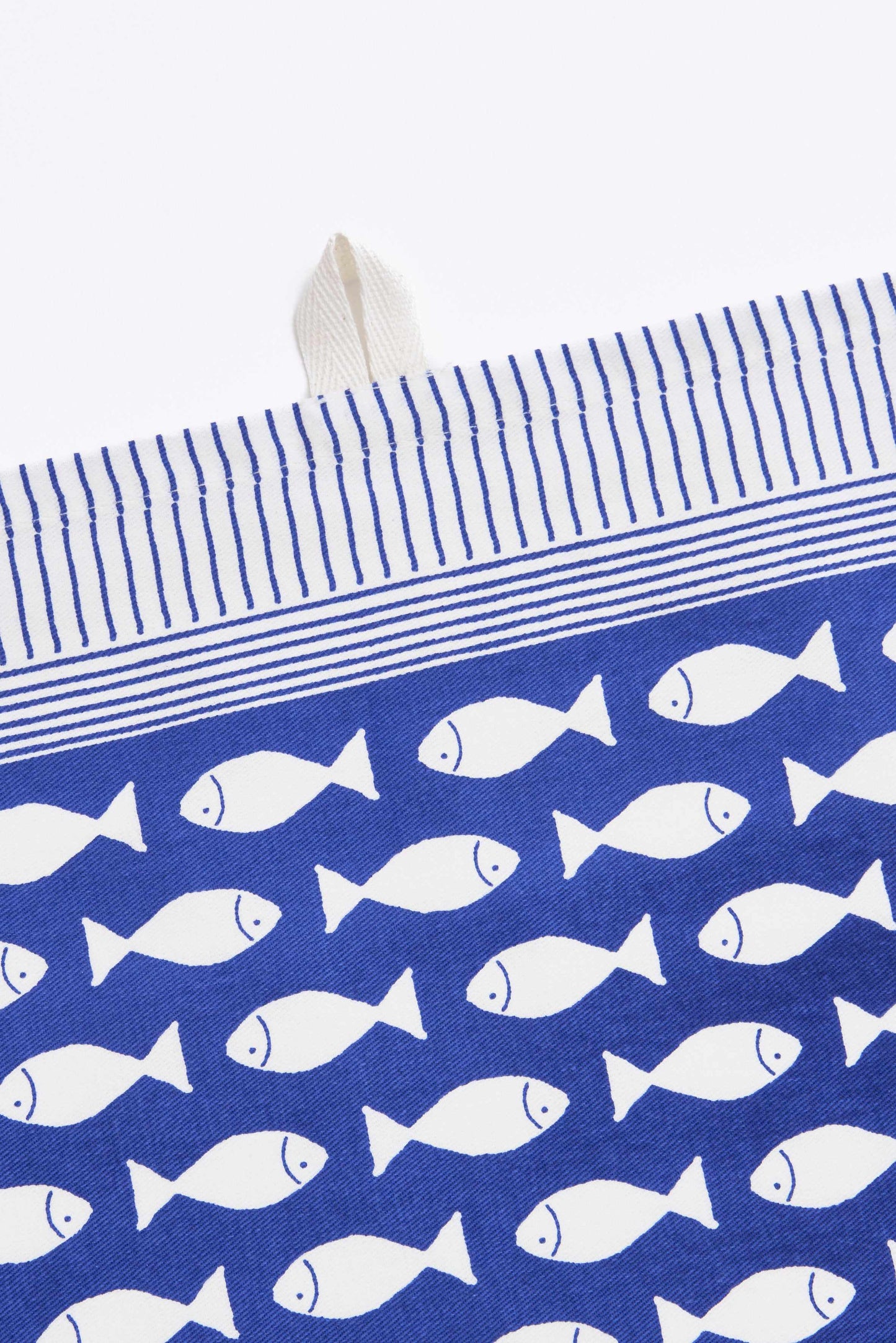 Paño de cocina de algodón con peces