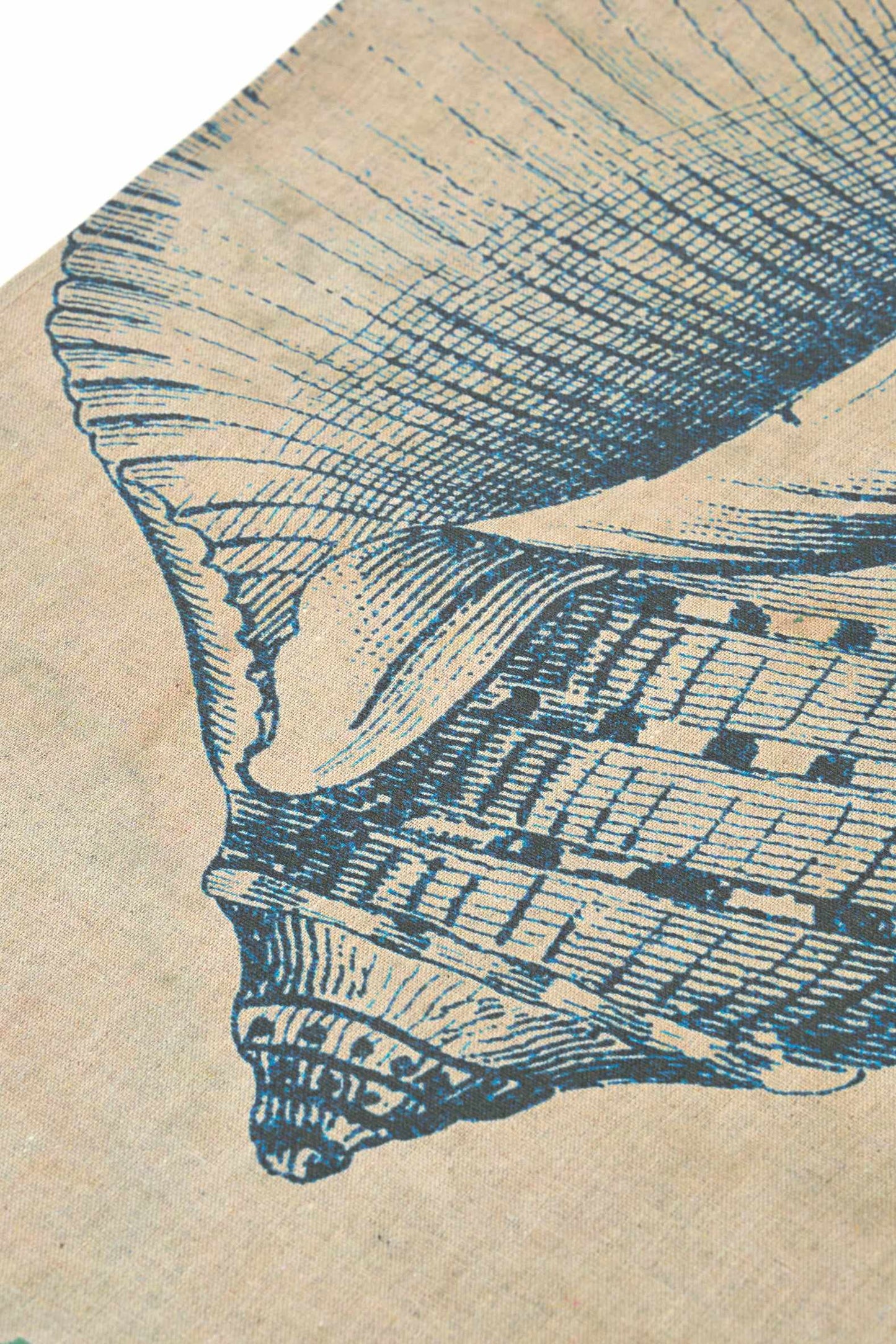 Tapiz decorativo de pared con conchas marinas