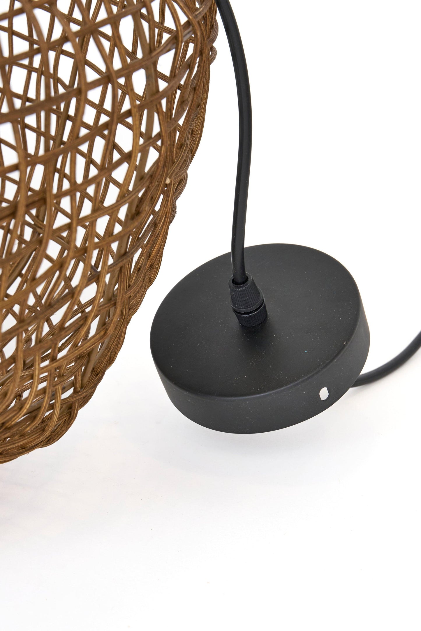 Lámpara de techo de ratán