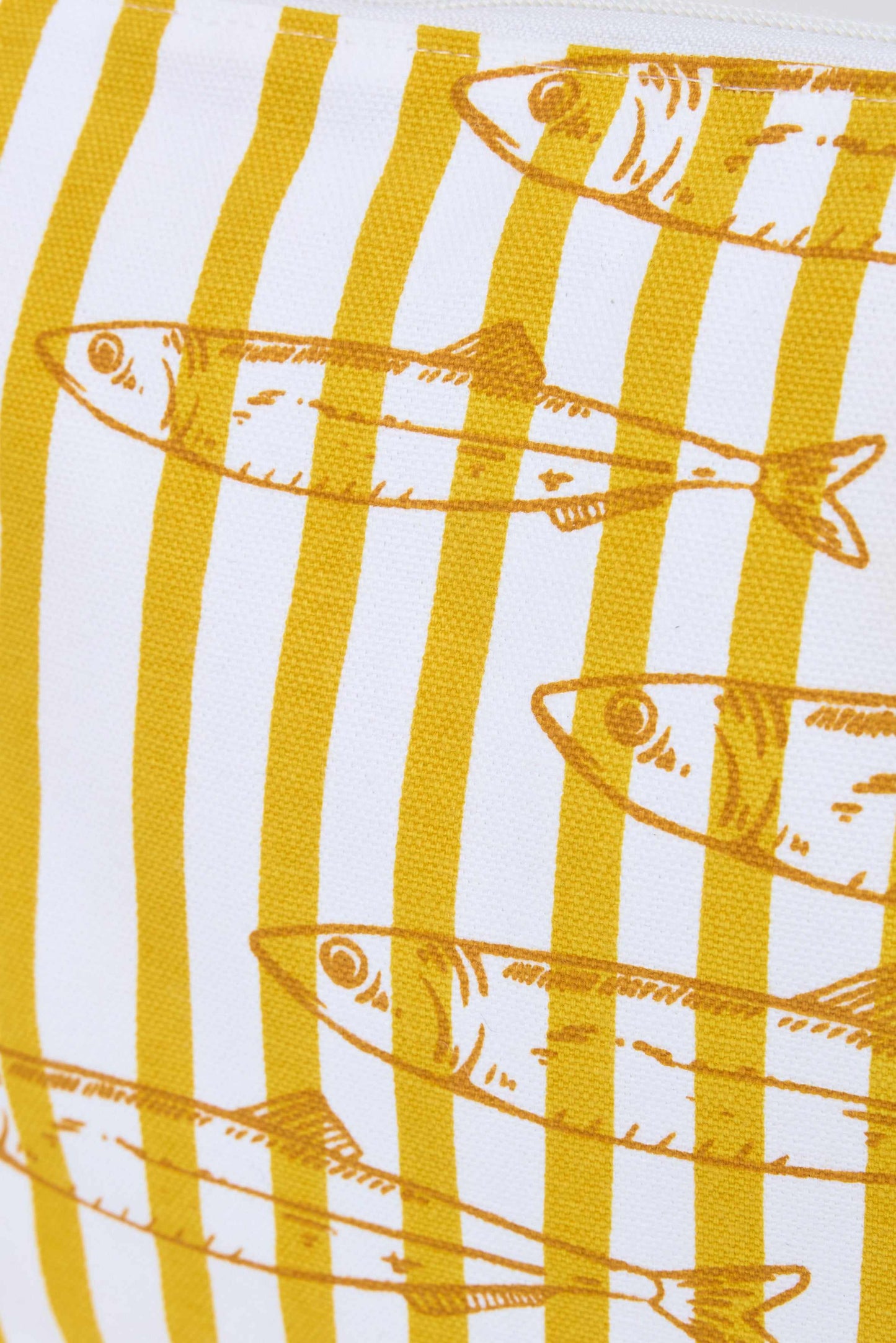 Set of 2 cotton toiletry bags with fish