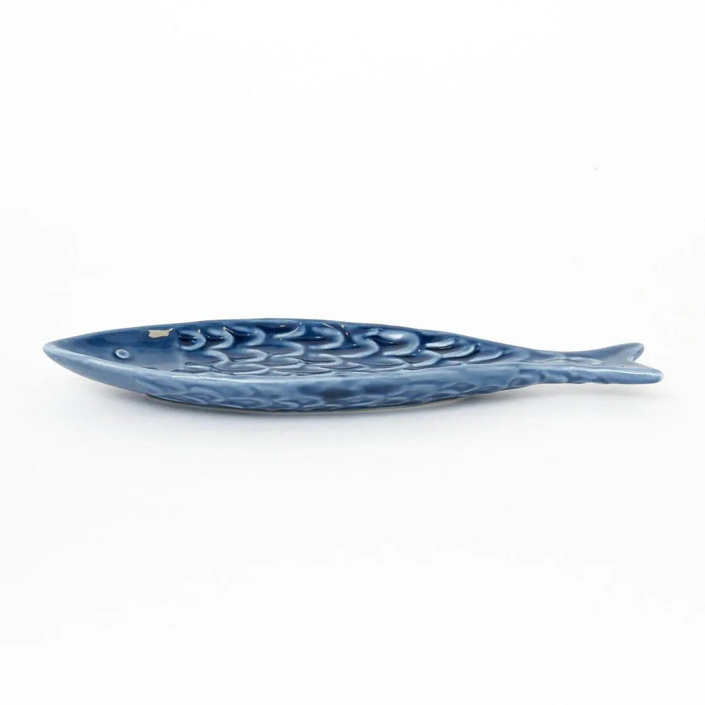 Fuente de cerámica grande "pez escamas" - D7281 Batela
