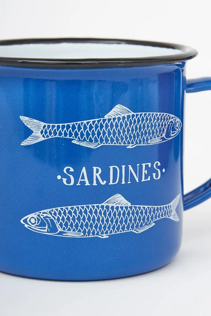 Taza de metal 'Sardines' mediana Batela