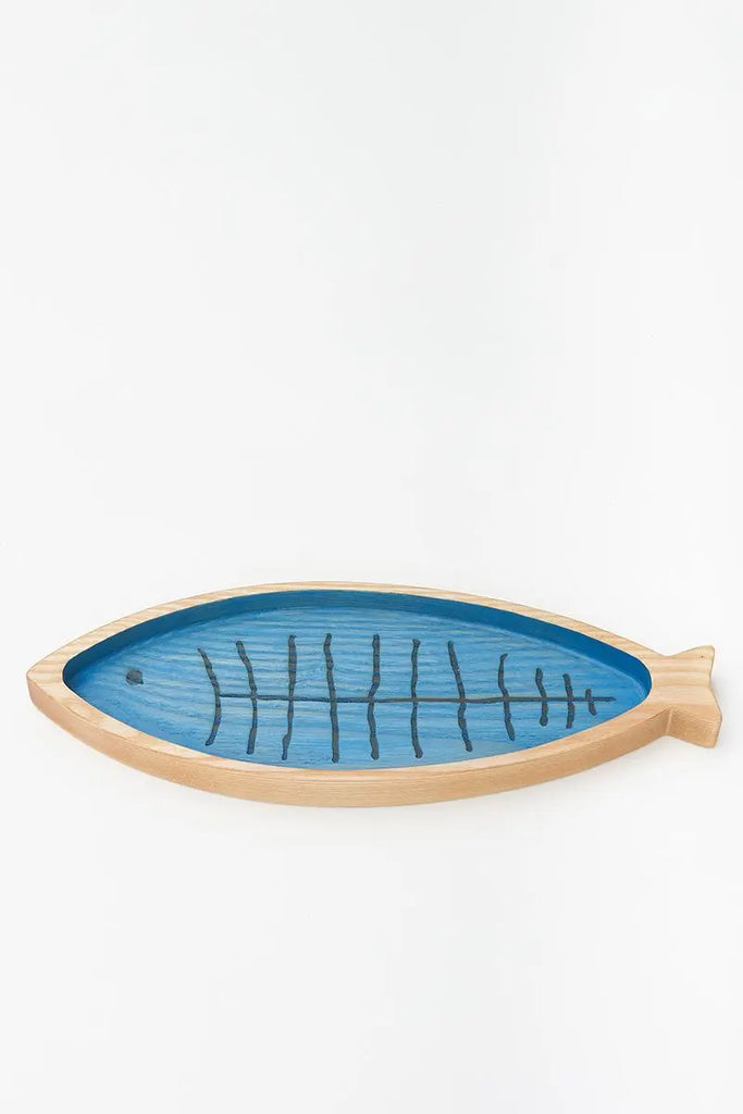 Bandeja de madera pez Batela