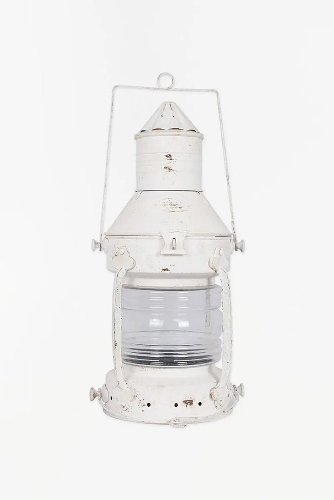 Lámpara farol blanca grande - D858B Batela