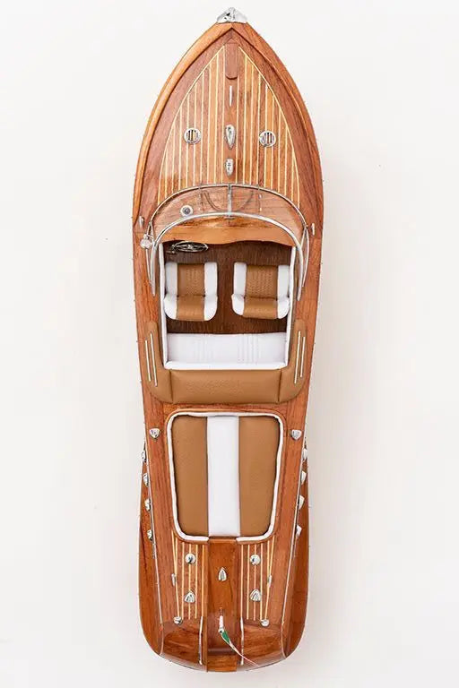 Réplica lancha motora de madera Batela