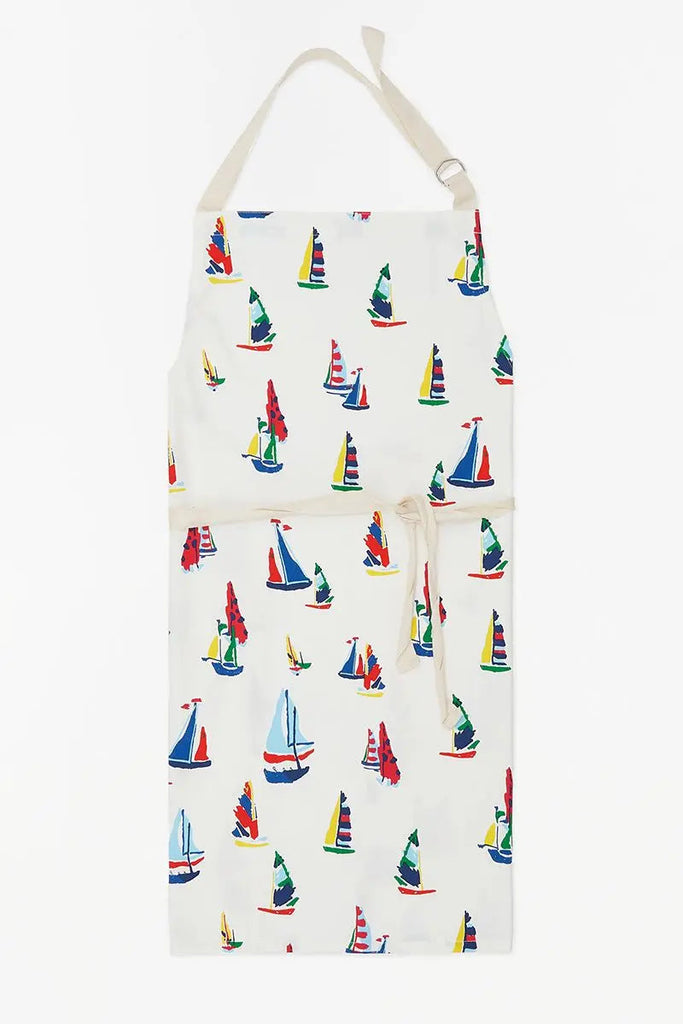 Delantal con motivos de barcos o veleros
