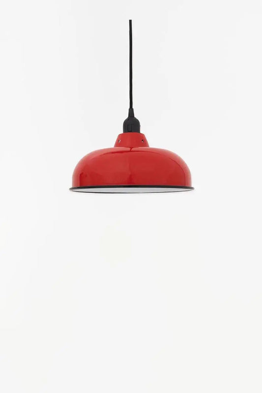 Lámpara de metal esmaltada Batela