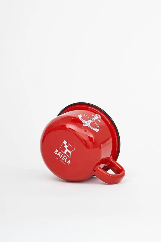 Taza mediana de metal ancla Batela