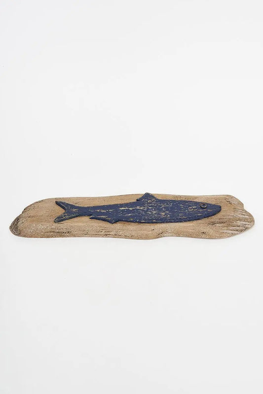 Wooden fish mural