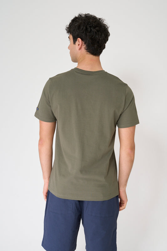 Cotton T-shirt with fish