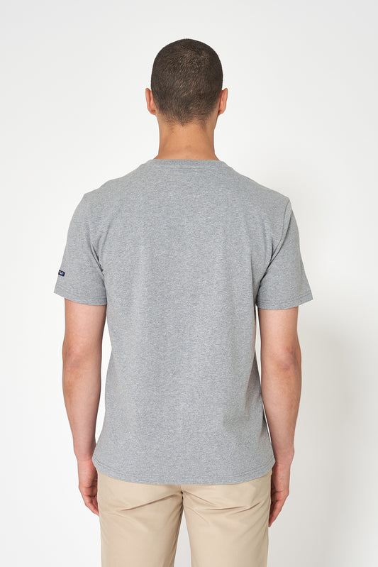 Cotton blend t-shirt with fish print