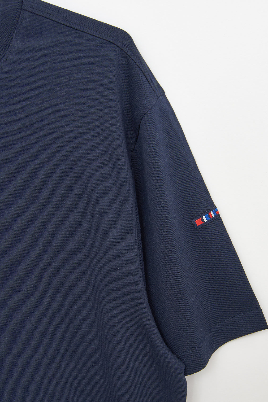 T-shirt en coton avec ancre et logo Batela