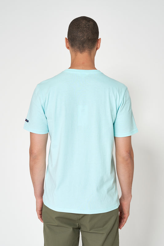 Camiseta de algodón con gráfico frontal de marinero