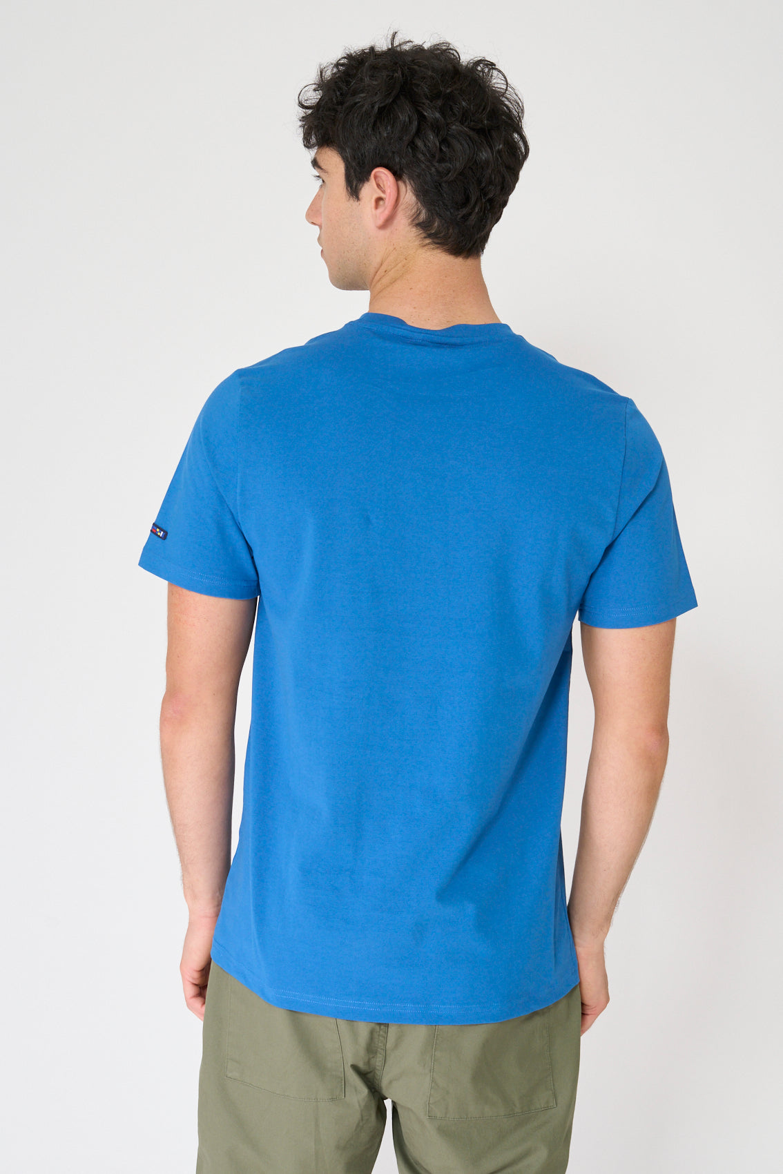 T-shirt en coton avec motif marin sur le devant
