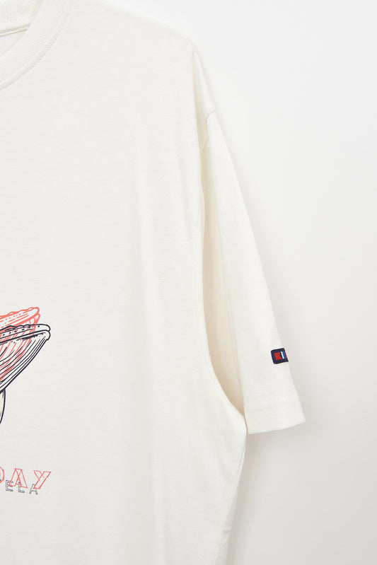 Camiseta de algodón con estampado ballena