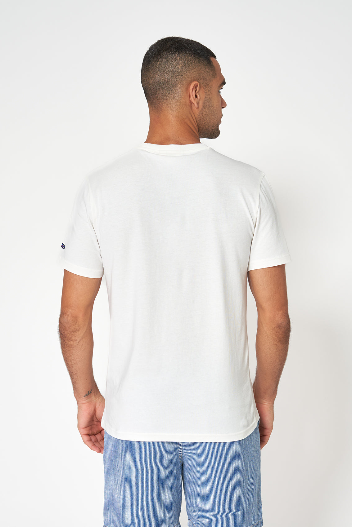 T-shirt en coton avec motif baleine