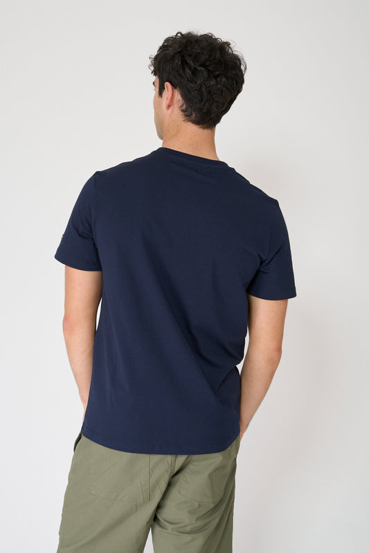 Camiseta de algodón con estampado ballena