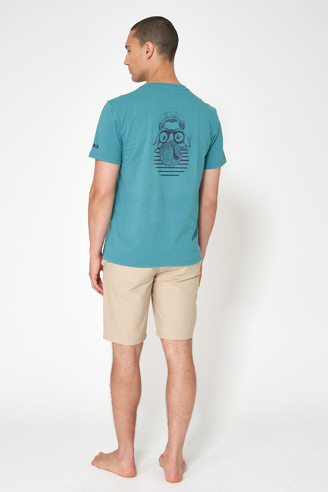 T-shirt en coton avec illustration au dos