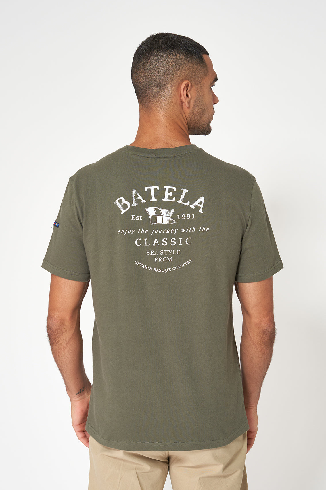 T-shirt en coton avec logo au dos