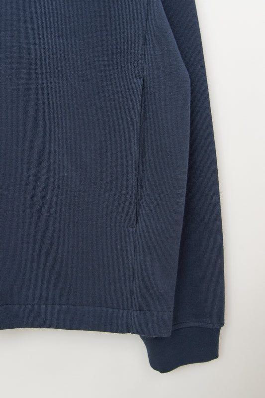 Sudadera abierta de punto interlock con capucha