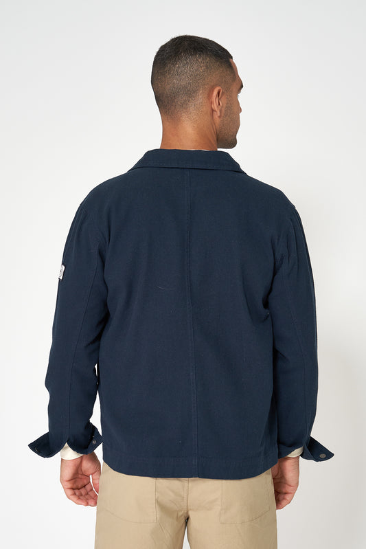 Cotton twill overshirt