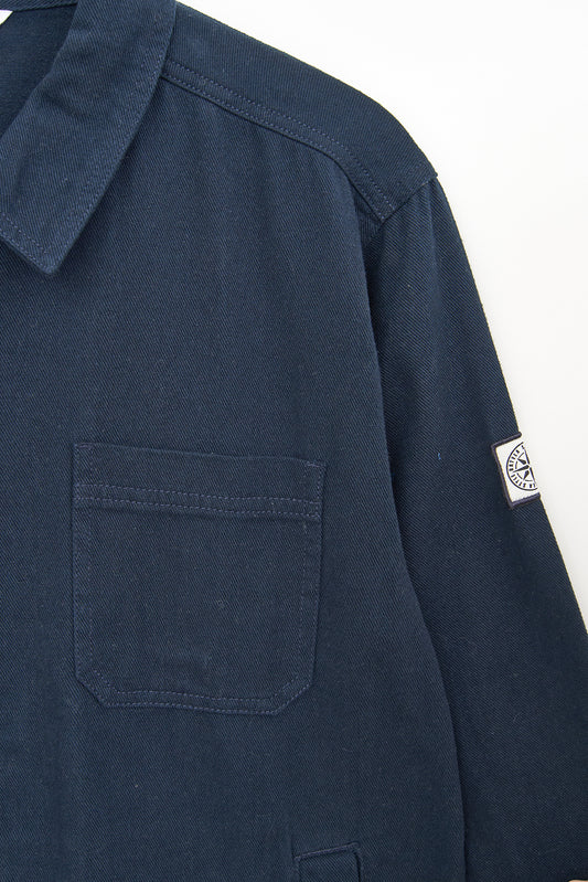 Cotton twill overshirt