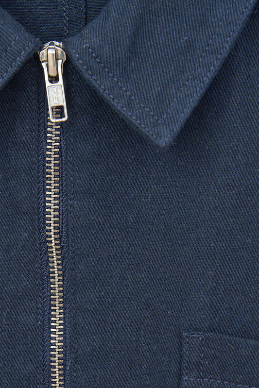 Cotton twill overshirt